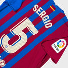 2021/22 Barcelone Domicile - Sergio 5 *PRO* (L) - Iconic Football Shop