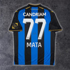 2021/22 Club Brugge Domicile - Mata 77 *PRÉPARÉ / PORTÉ / SIGNÉ* (L) - Iconic Football Shop