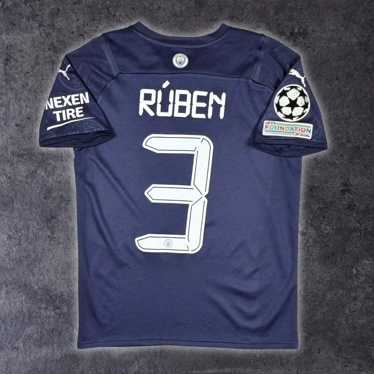 2021/22 Manchester City Third - Rúben 3 *CHAMPIONS LEAGUE* (M) - Iconic Football Shop