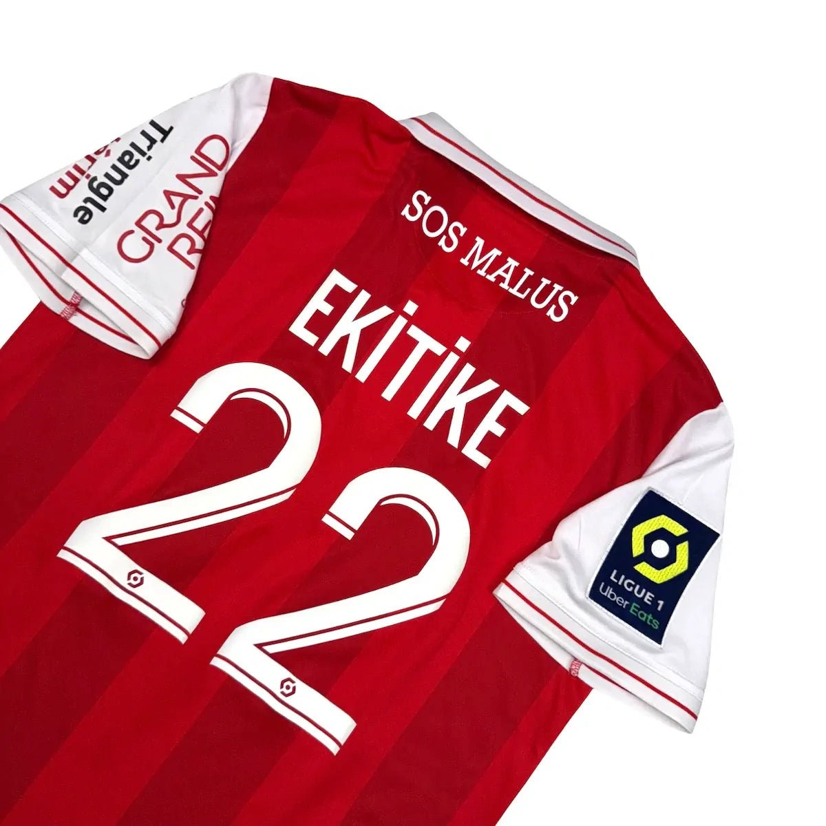 2021/22 Stade de Reims Domicile - Ekitike 22 (M) - Iconic Football Shop