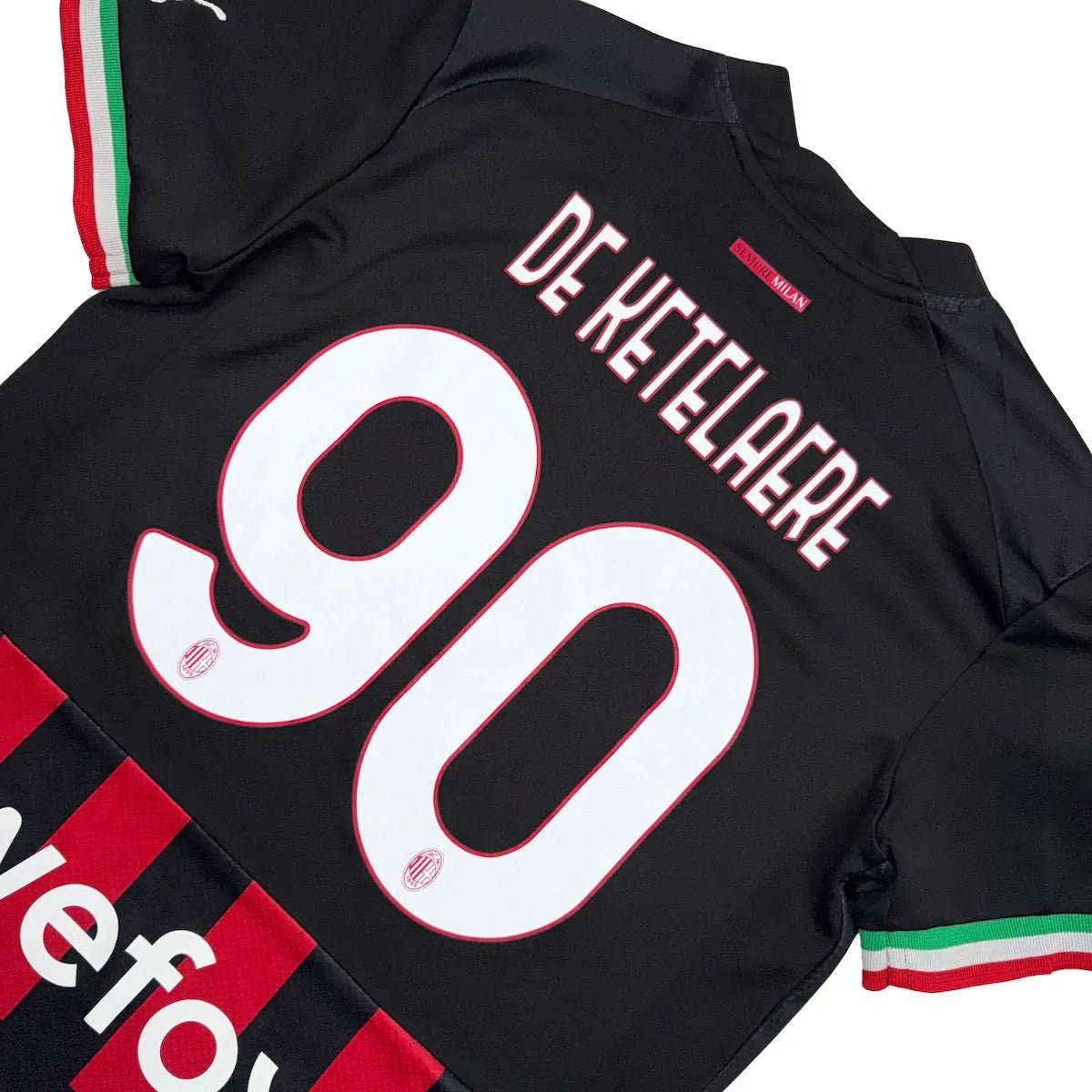 2022/23 AC Milan Domicile - De Ketelaere 90 *COMPLET* (11/12a) - Iconic Football Shop