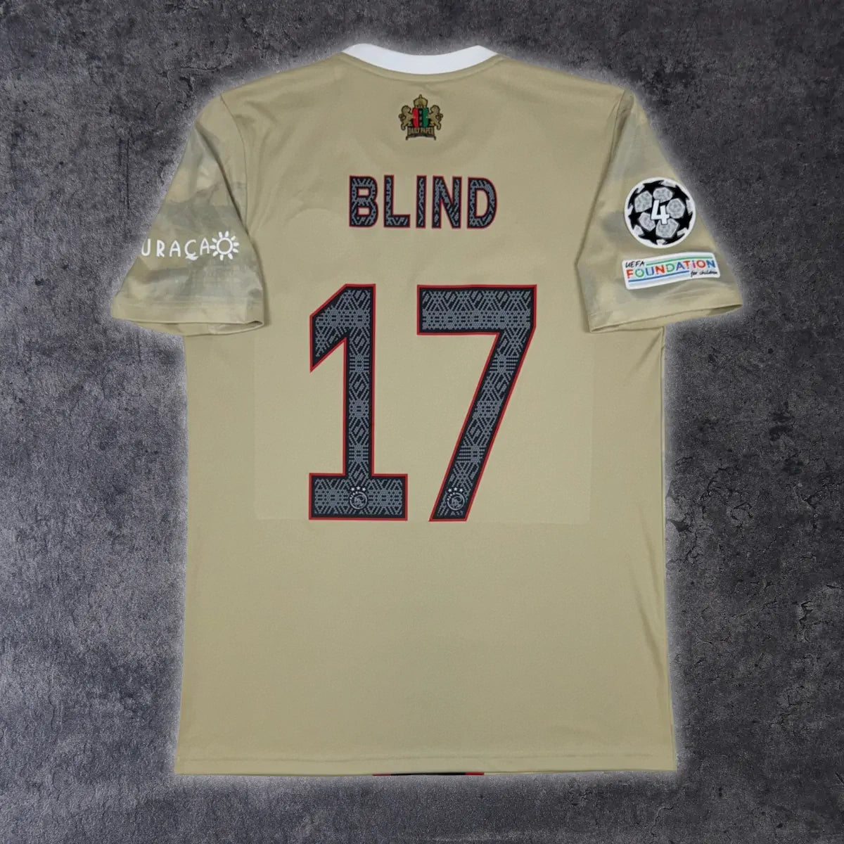 2022/23 Ajax Amsterdam Third - Blind 17 *COLLAB' DAILY PAPER* (M) - Iconic Football Shop