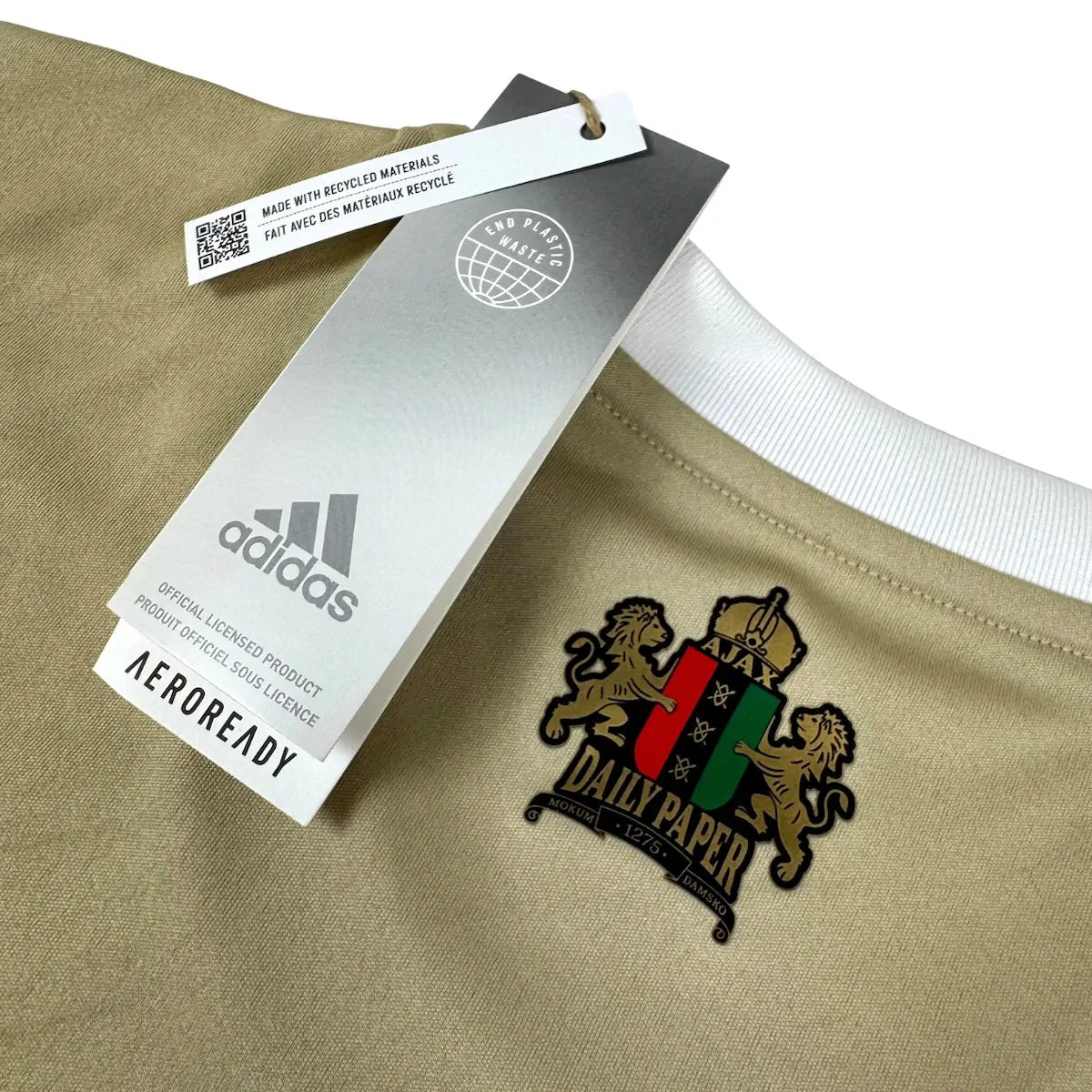 2022/23 Ajax Amsterdam Third *COLLAB' DAILY PAPER* (XL) - Iconic Football Shop