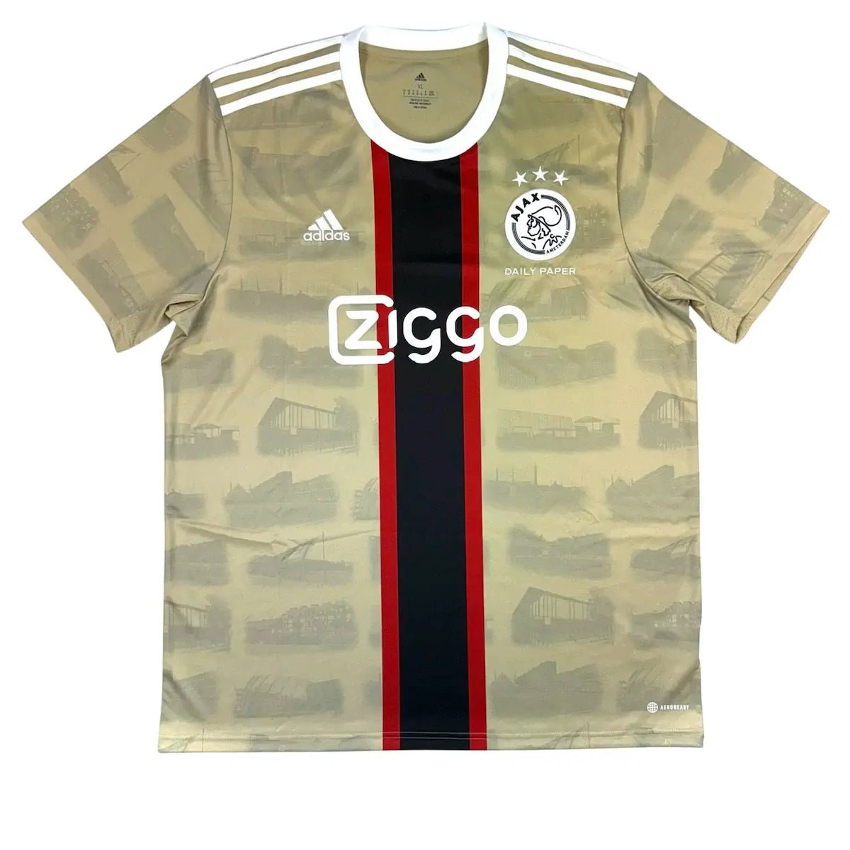 2022/23 Ajax Amsterdam Third *COLLAB' DAILY PAPER* (XL) - Iconic Football Shop