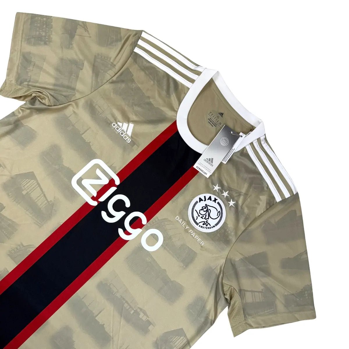 2022/23 Ajax Amsterdam Third *COLLAB' DAILY PAPER* (XL) - Iconic Football Shop
