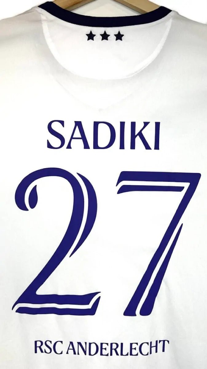 2022/23 Anderlecht Extérieur - Sadiki 27 (2XL) - Iconic Football Shop
