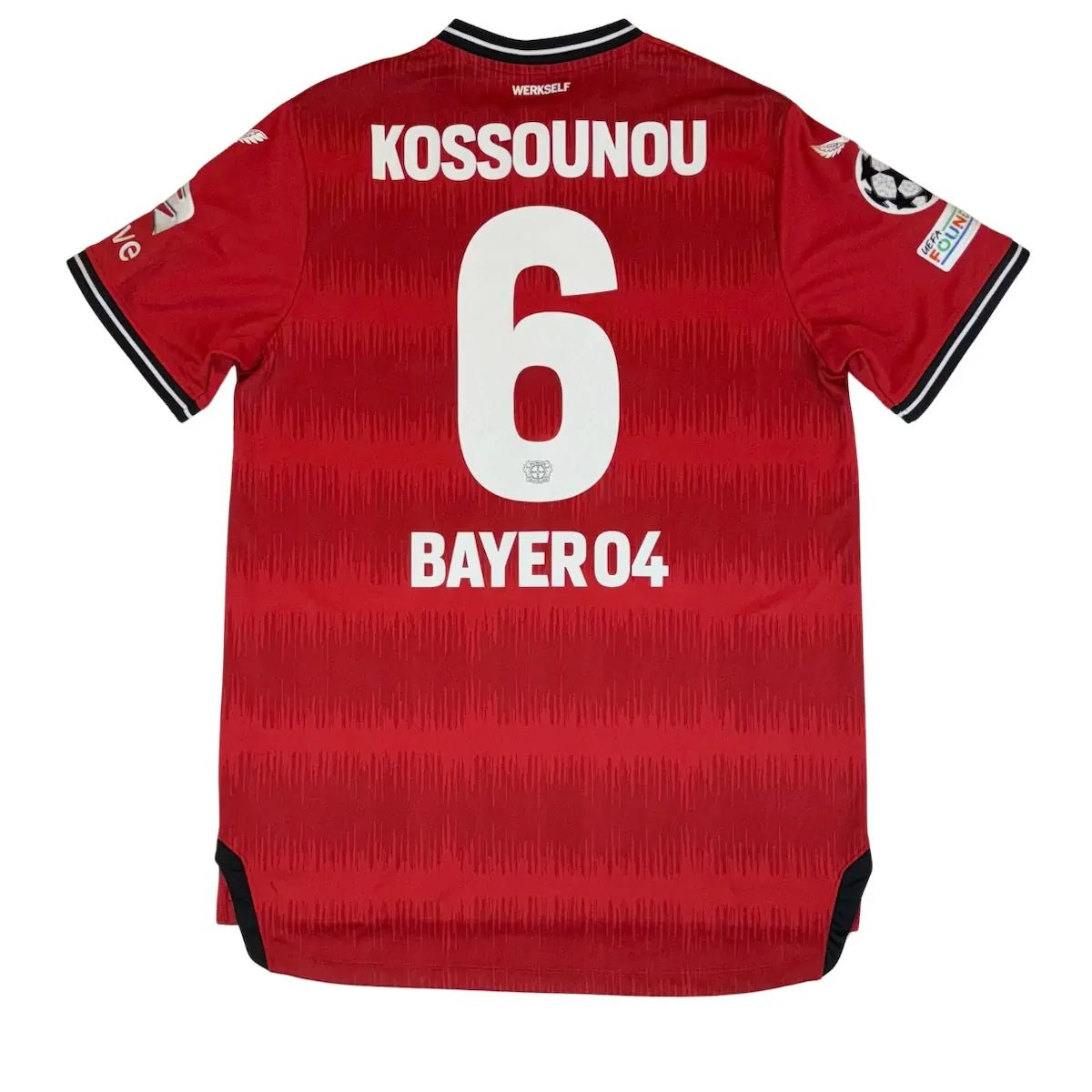 2022/23 Bayer Leverkusen Domicile - Kossounou 6 (L) - Iconic Football Shop