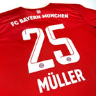 2022/23 Bayern Munich Domicile - Müller 25 (2XL) - Iconic Football Shop