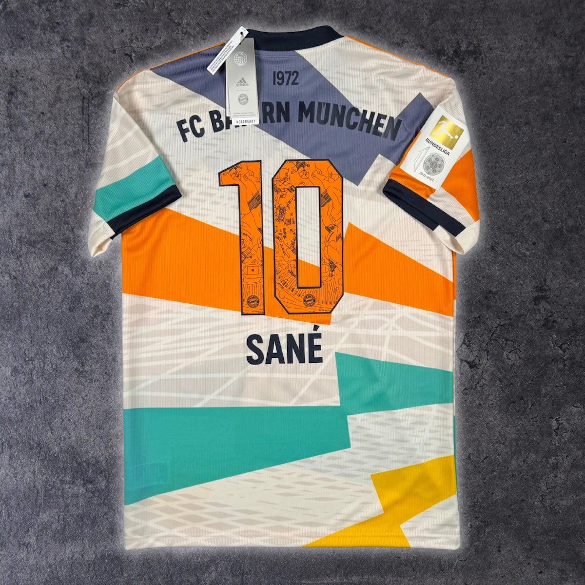 2022/23 Bayern Munich Fourth - Sané 10 *50 ANS OLYMPIASTADION* (M) - Iconic Football Shop