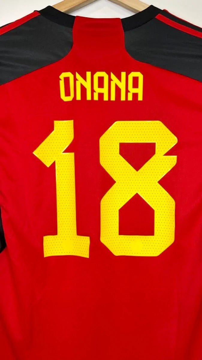 2022/23 Belgique Domicile - Onana 18 (XL) - Iconic Football Shop