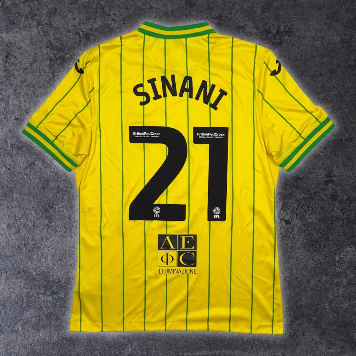 2022/23 Norwich Domicile - Sinani 21 (M) - Iconic Football Shop