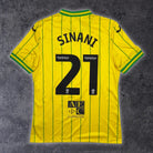 2022/23 Norwich Domicile - Sinani 21 (M) - Iconic Football Shop
