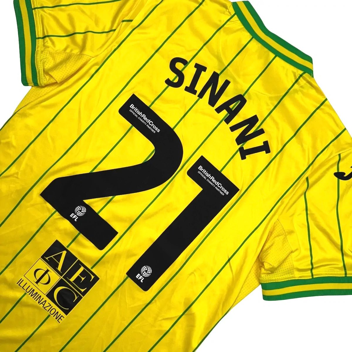 2022/23 Norwich Domicile - Sinani 21 (M) - Iconic Football Shop