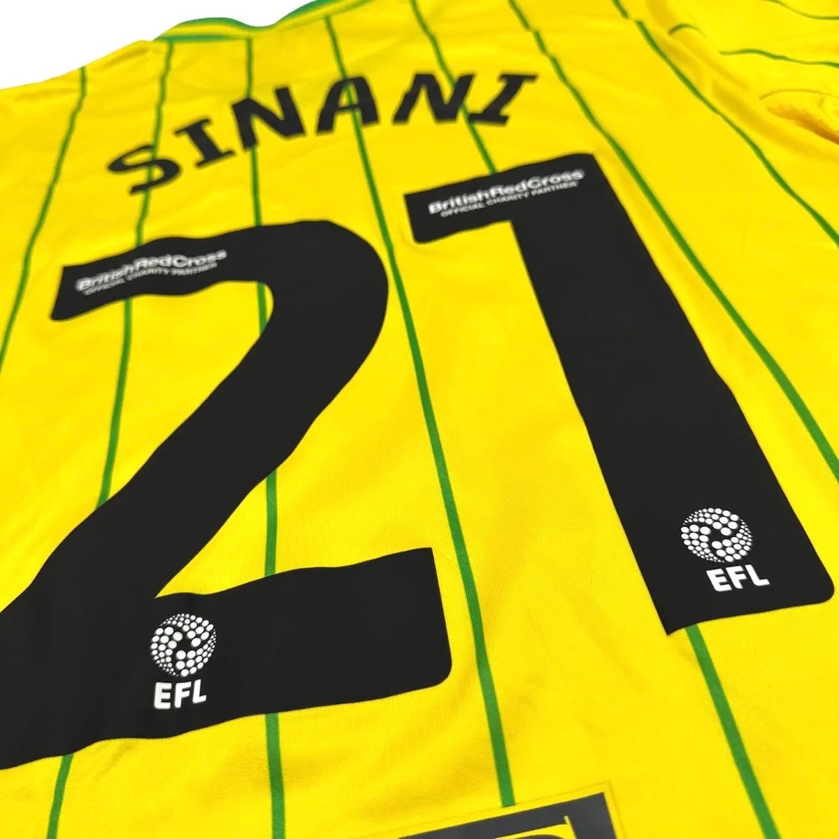 2022/23 Norwich Domicile - Sinani 21 (M) - Iconic Football Shop