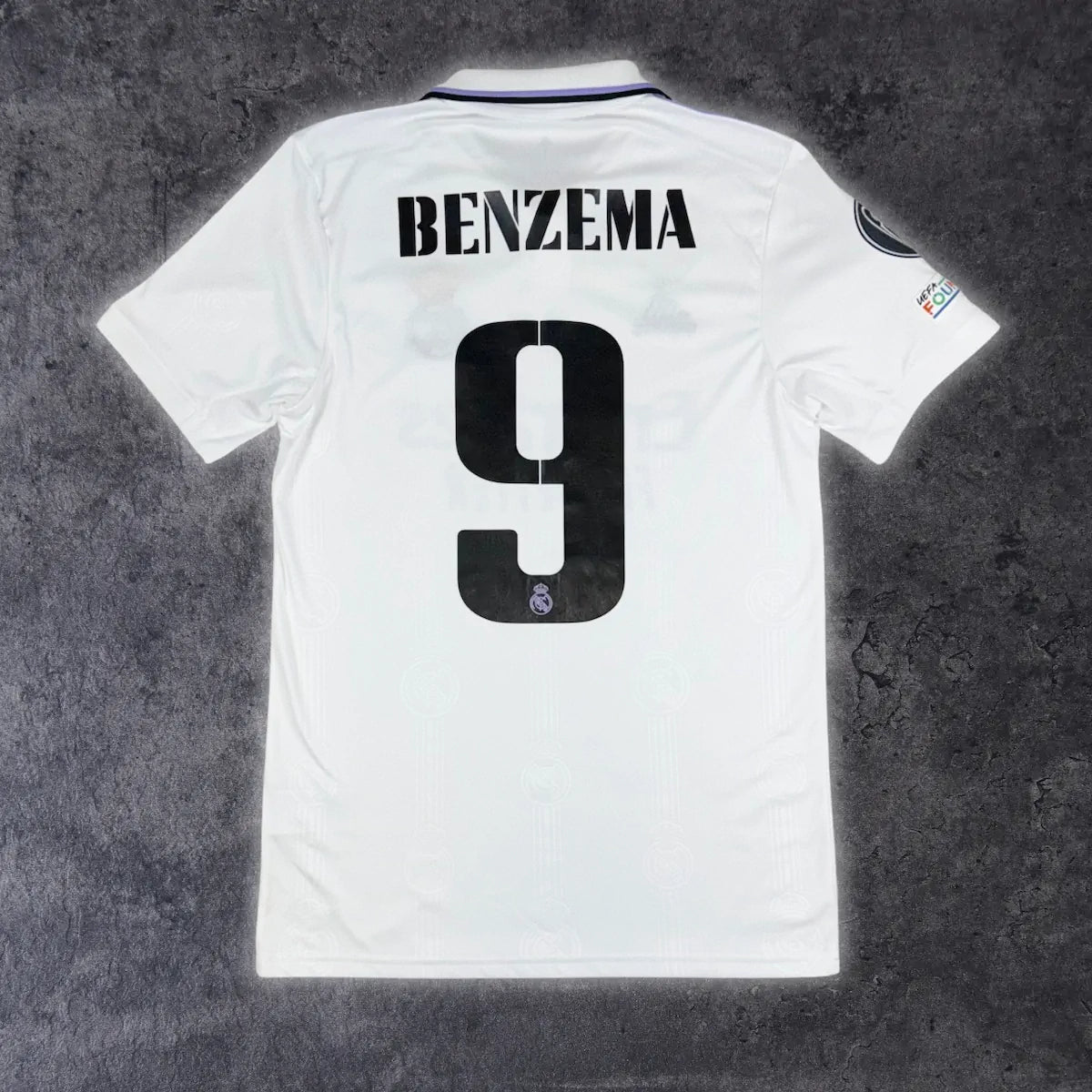 2022/23 Real Madrid Domicile - Benzema 9 *CHAMPIONS LEAGUE* (S) - Iconic Football Shop