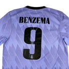 2022/23 Real Madrid Extérieur - Benzema 9 *CHAMPIONS LEAGUE* (M) - Iconic Football Shop
