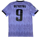 2022/23 Real Madrid Extérieur - Benzema 9 *CHAMPIONS LEAGUE* (M) - Iconic Football Shop