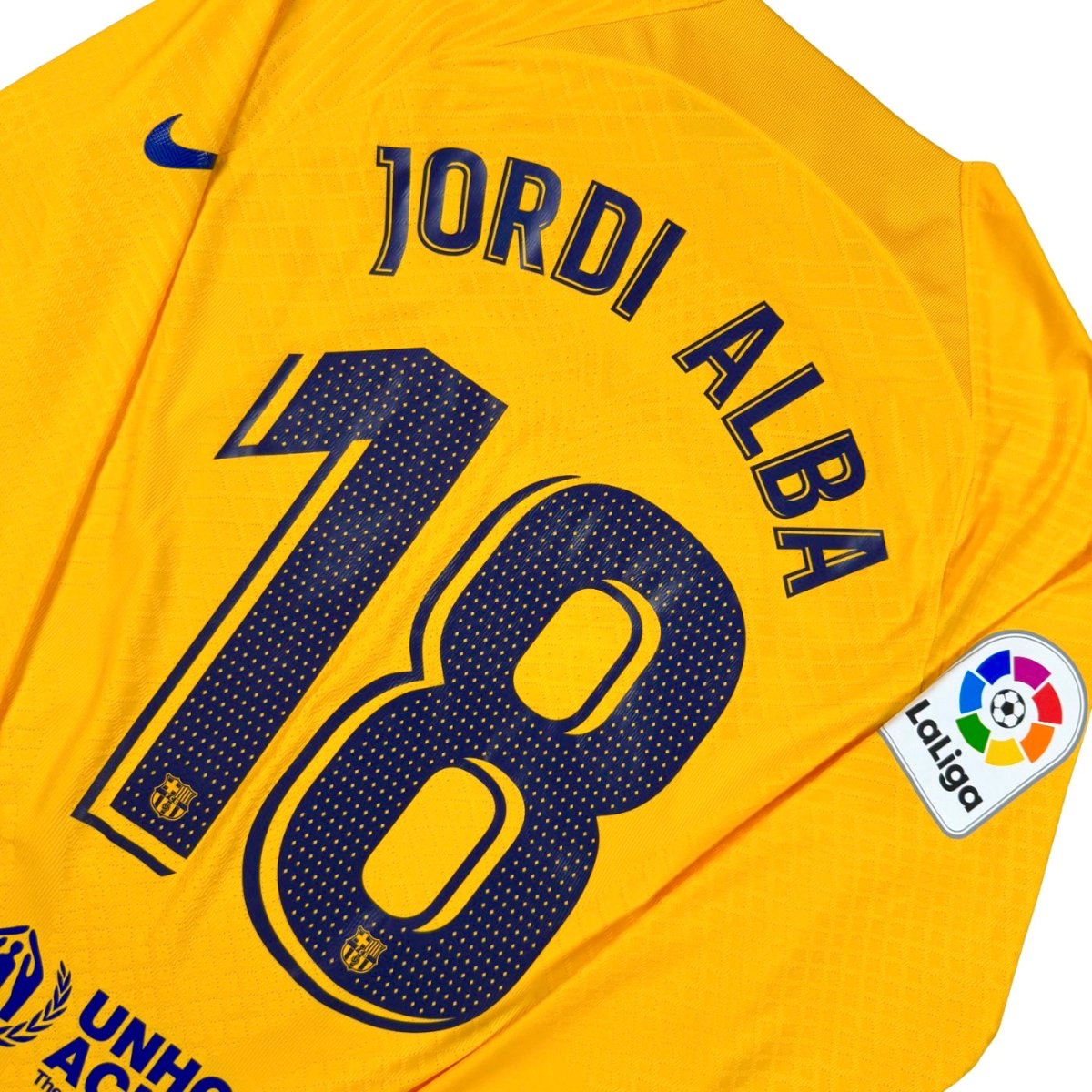 2022/24 Barcelone Fourth - Jordi Alba 18 *STOCK PRO* (L) - Iconic Football Shop