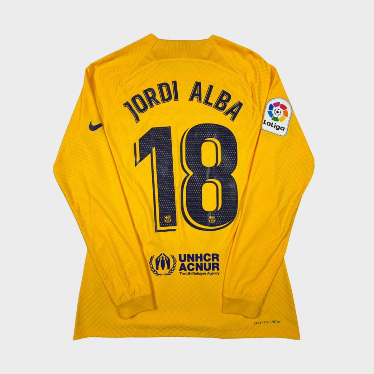 2022/24 Barcelone Fourth - Jordi Alba 18 *STOCK PRO* (L) - Iconic Football Shop