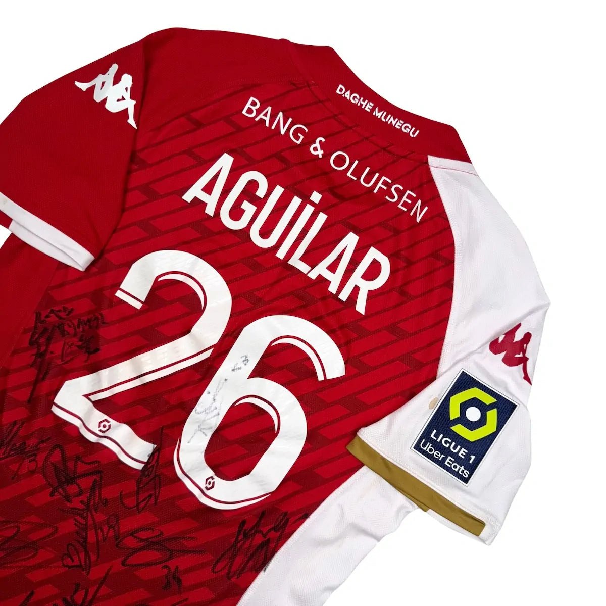 2023/24 AS Monaco Domicile - Aguilar 26 *SIGNÉ* (M) - Iconic Football Shop