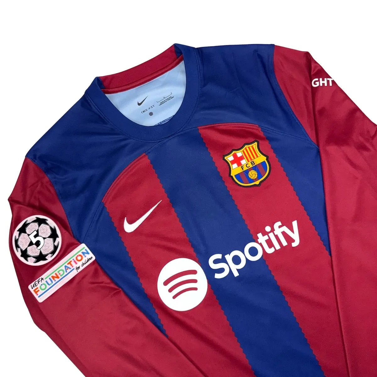 2023/24 Barcelone Domicile - F. De Jong 21 *CHAMPIONS LEAGUE* (L) - Iconic Football Shop
