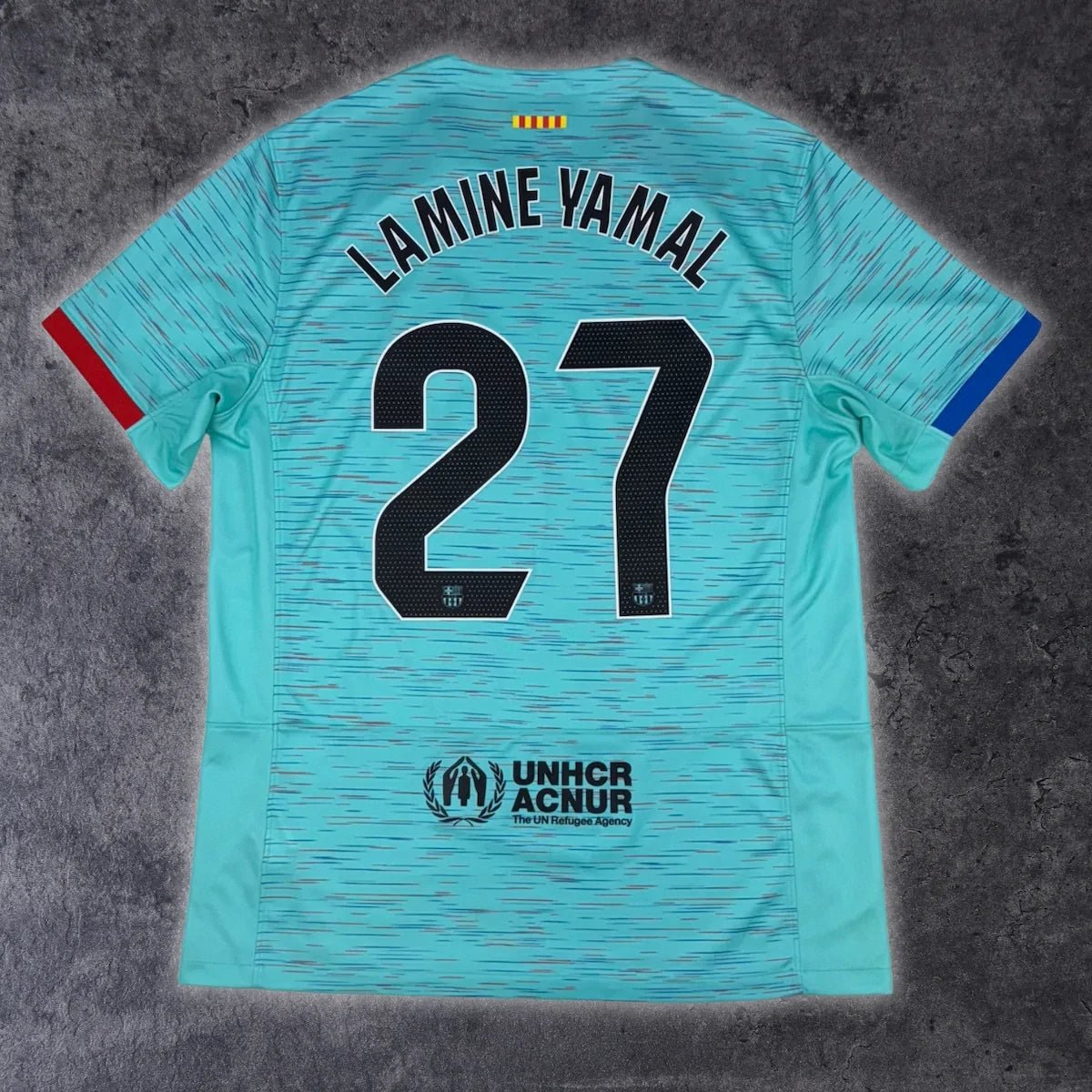 2023/24 Barcelone Third - Lamine Yamal 27 (L) - Iconic Football Shop