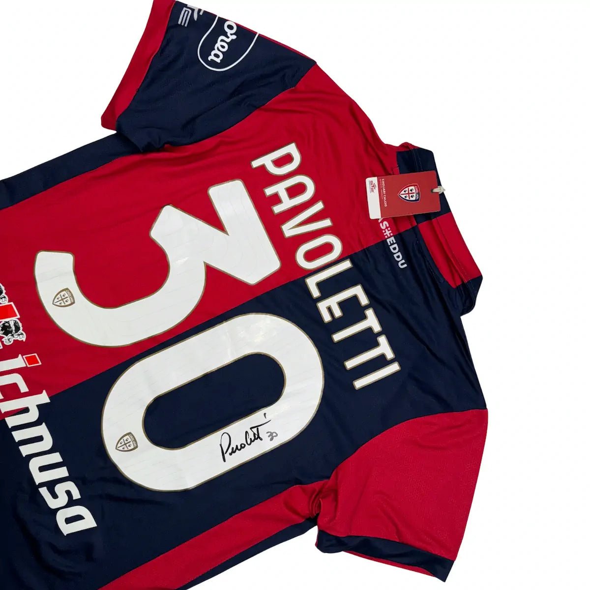 2023/24 Cagliari Domicile - Pavoletti 30 *SIGNÉ* (M) - Iconic Football Shop