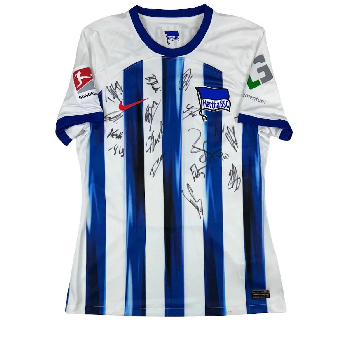 2023/24 Hertha BSC Domicile - 46 *SIGNÉ / PRÉPARÉ* (L) - Iconic Football Shop