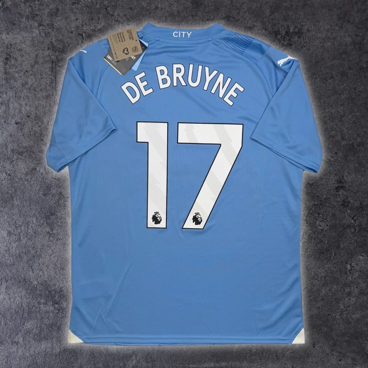 2023/24 Manchester City Domicile - De Bruyne 17 (L) - Iconic Football Shop