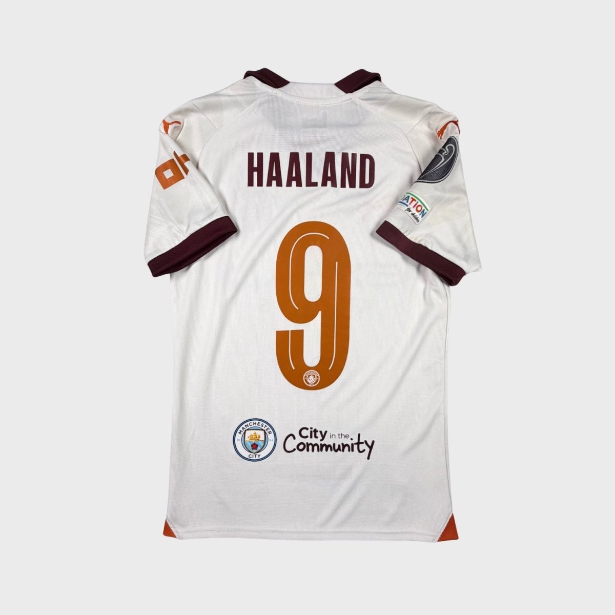 2023/24 Manchester City Extérieur - Haaland 9 *CHAMPIONS LEAGUE* (XS) - Iconic Football Shop