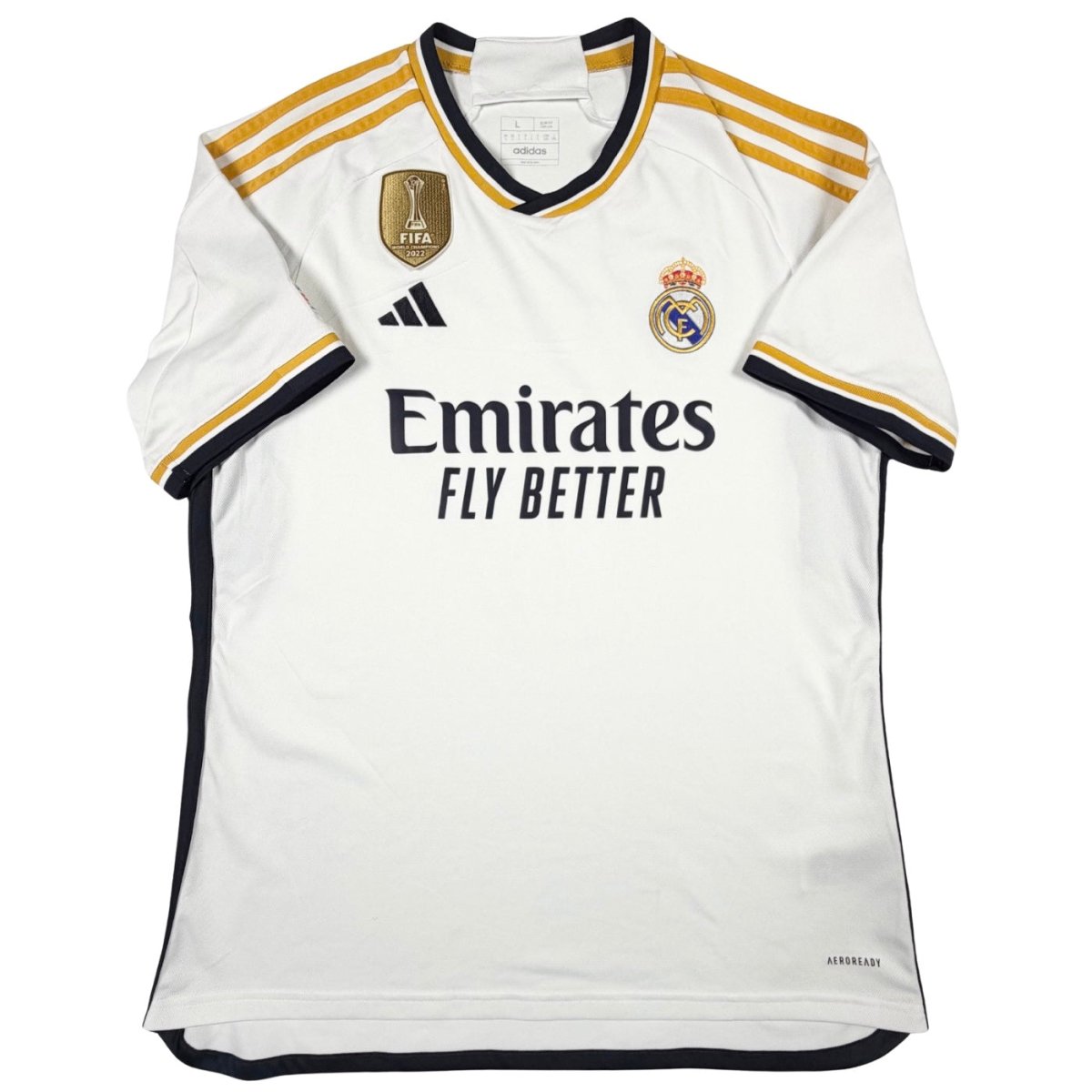 2023/24 Real Madrid Domicile - Vini Jr. 7 *CHAMPIONS LEAGUE* (L) - Iconic Football Shop
