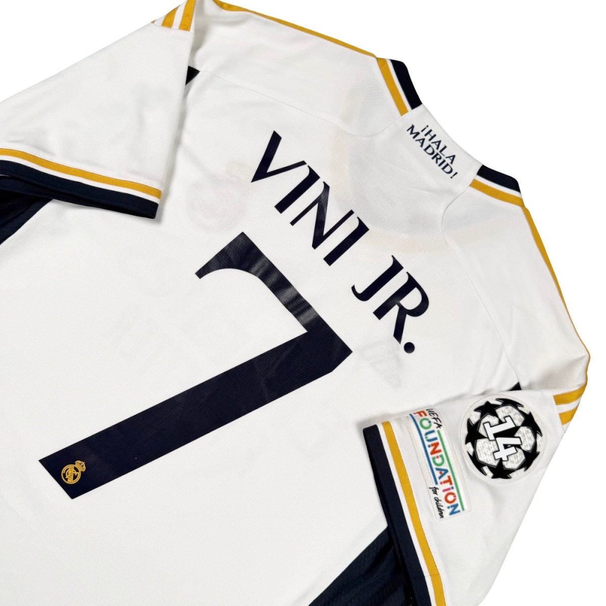 2023/24 Real Madrid Domicile - Vini Jr. 7 *CHAMPIONS LEAGUE* (L) - Iconic Football Shop