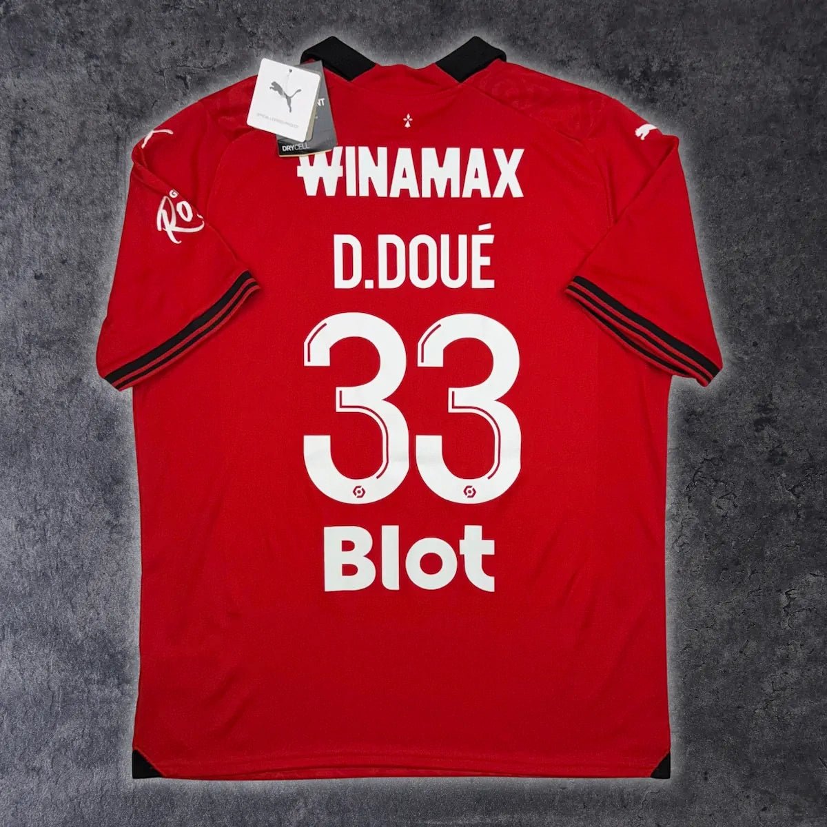 2023/24 Stade Rennais Domicile - D.Doué 33 (L) - Iconic Football Shop