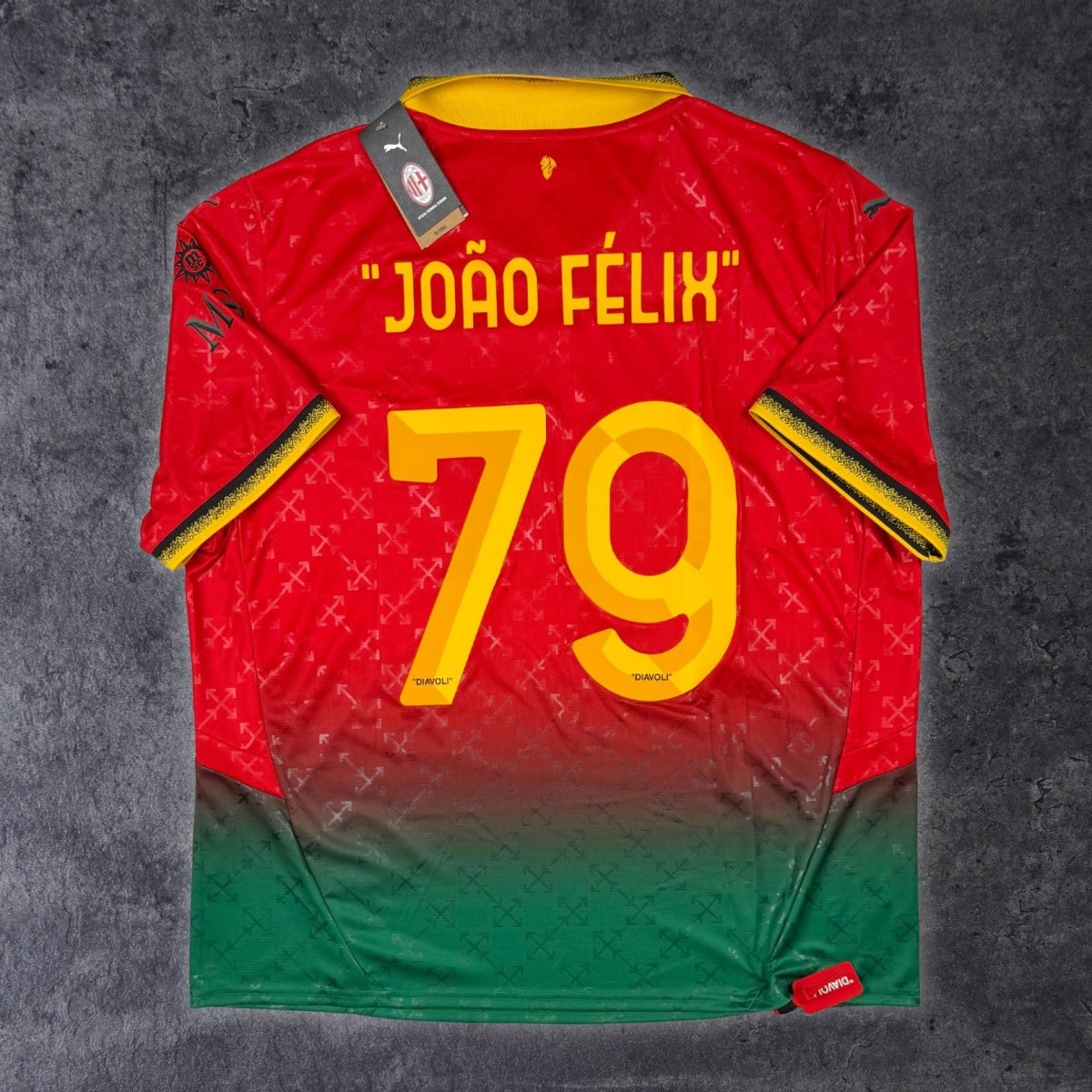 2024/25 AC Milan Fourth - João Félix 79 *COLLAB' OFF - WHITE* (2XL) - Iconic Football Shop