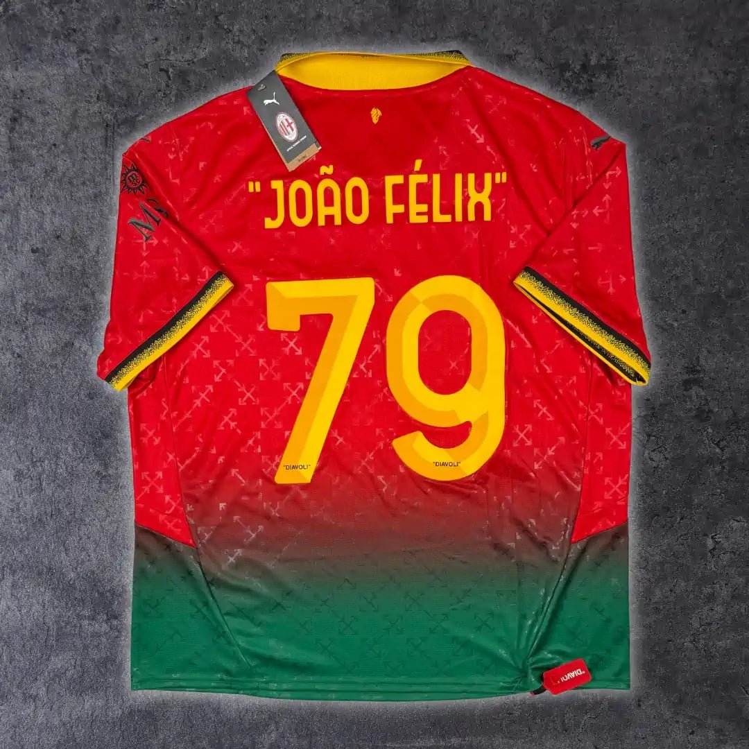 2024/25 AC Milan Fourth - João Félix 79 *COLLAB' OFF - WHITE* (2XL) - Iconic Football Shop