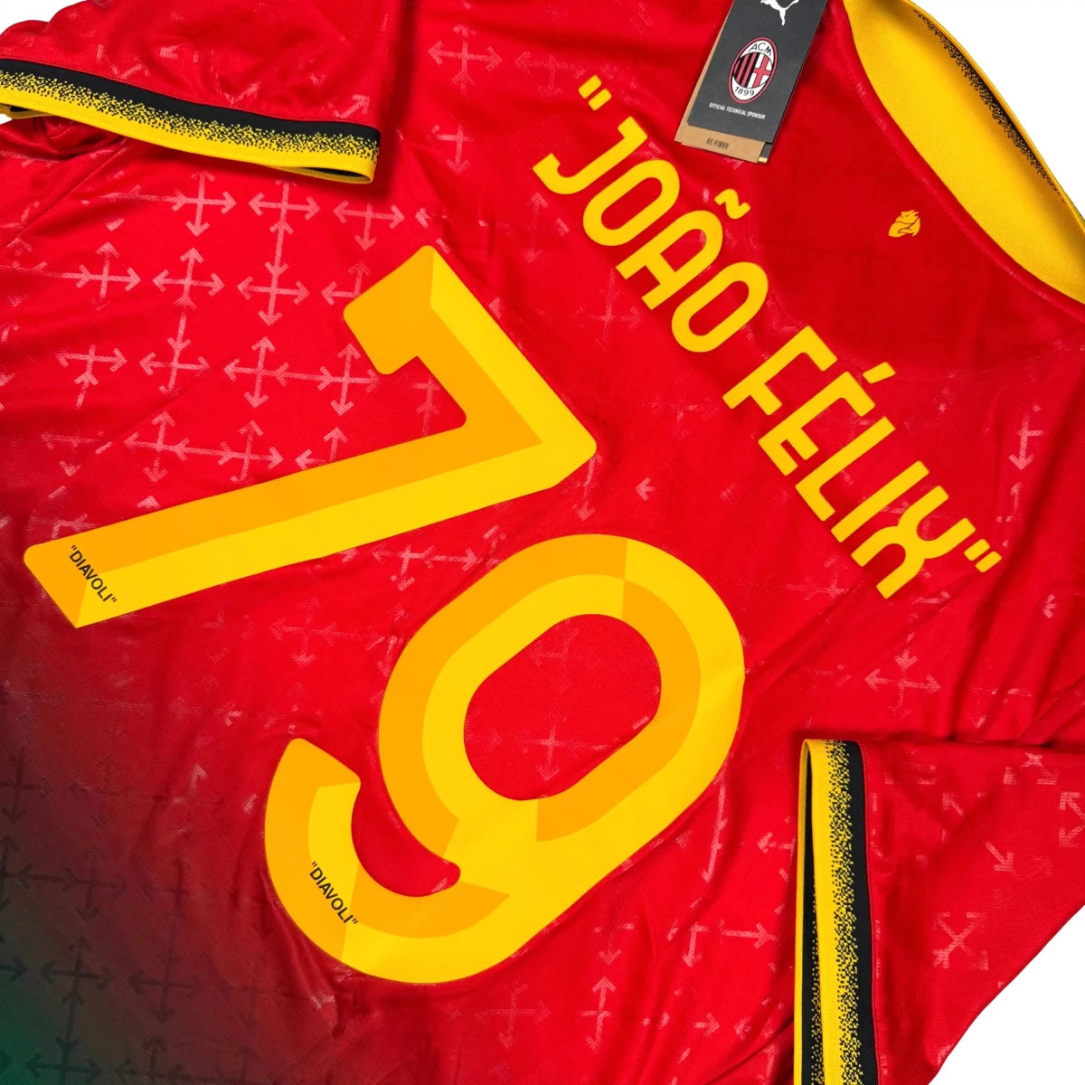 2024/25 AC Milan Fourth - João Félix 79 *COLLAB' OFF - WHITE* (2XL) - Iconic Football Shop