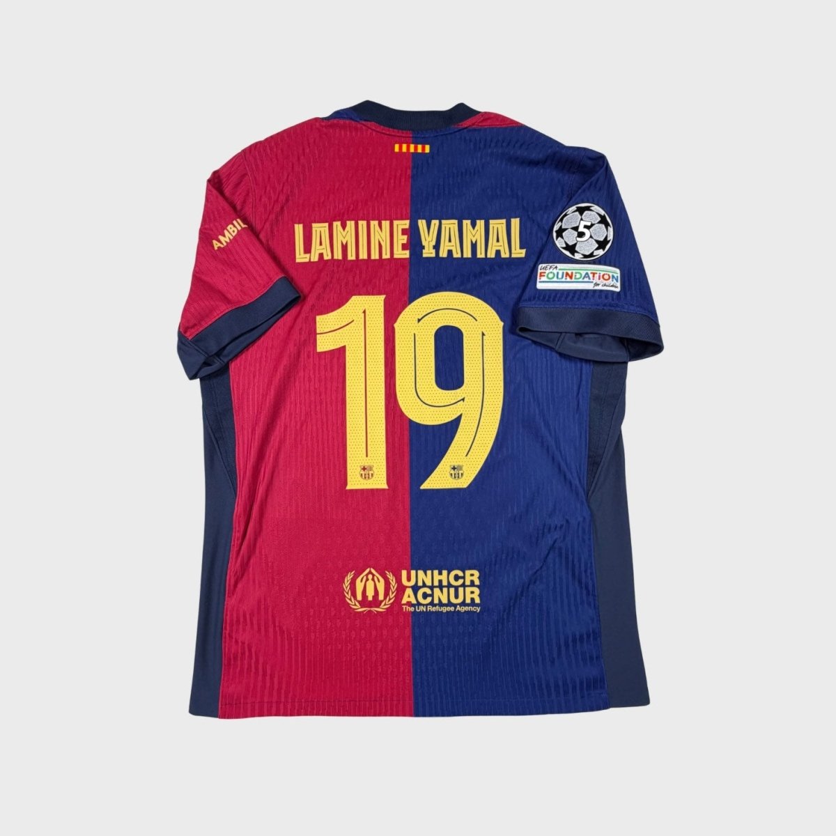 2024/25 Barcelone Domicile - Lamine Yamal 19 *PRO/UCL* (L) - Iconic Football Shop