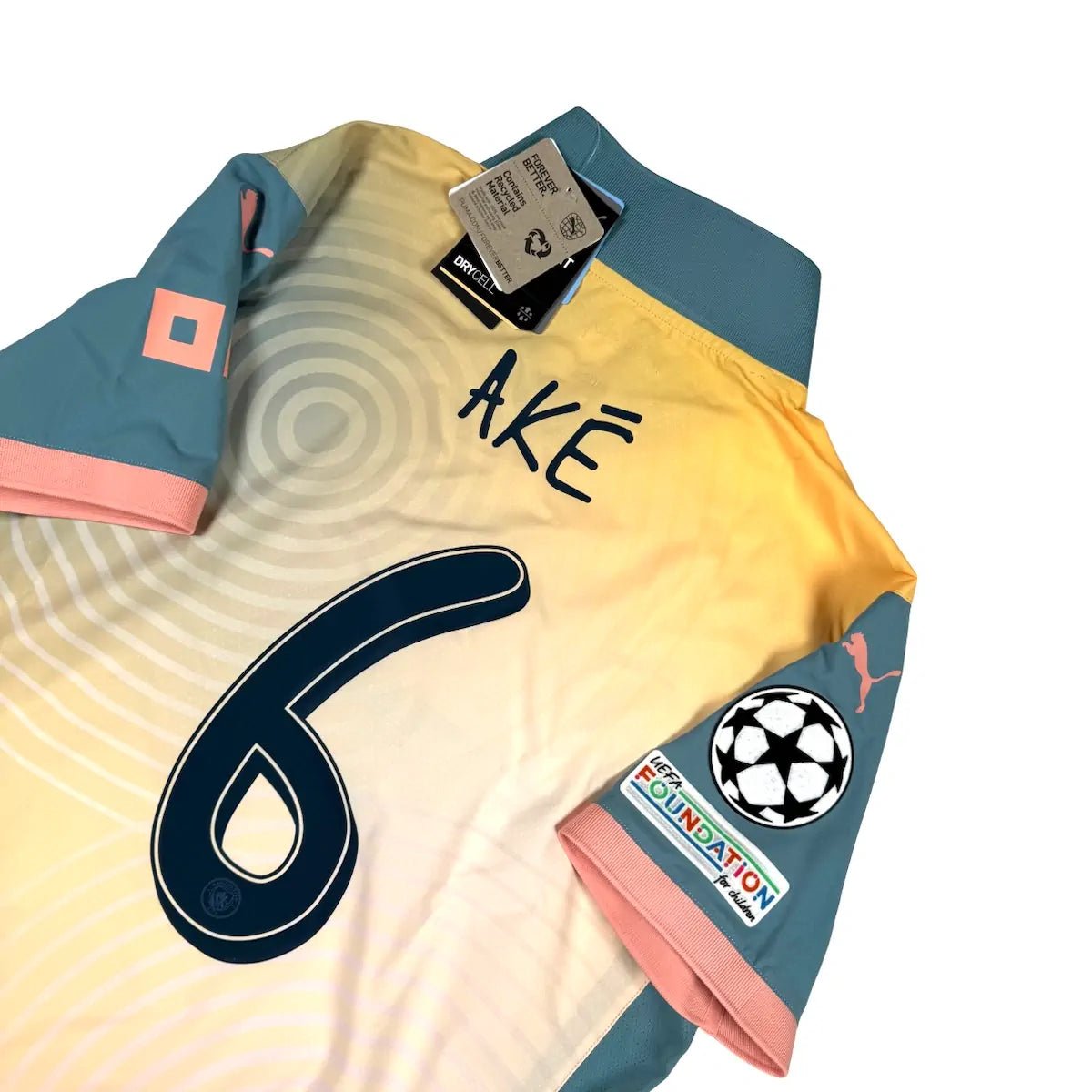 2024/25 Manchester City Fourth - Aké 6 *BOX / PRO / UCL* (M) - Iconic Football Shop