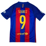 Maillot de Barcelone 2016 17 Domicile Suárez 9