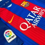 Maillot de Barcelone 2016 17 Domicile Suárez 9