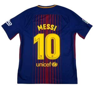 Maillot de Barcelone 2017 18 Domicile Messi 10