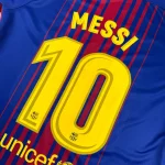Maillot de Barcelone 2017 18 Domicile Messi 10