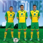 Maillot de Norwich 2013 14 Domicile