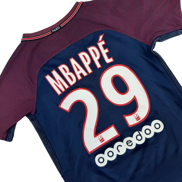 Maillot du PSG 2017 18 Domicile Mbappé 29