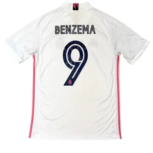 Maillot du Real Madrid 2020 21 Domicile Benzema 9