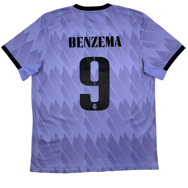 Maillot du Real Madrid 2022 23 Extérieur Benzema 9