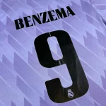 Maillot du Real Madrid 2022 23 Extérieur Benzema 9