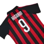 Maillot de l'AC Milan 2018 19 Domicile Higuain 9