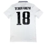 Maillot du Real Madrid 2022 23 Domicile Tchouameni 18