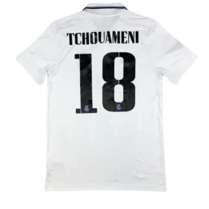 Maillot du Real Madrid 2022 23 Domicile Tchouameni 18